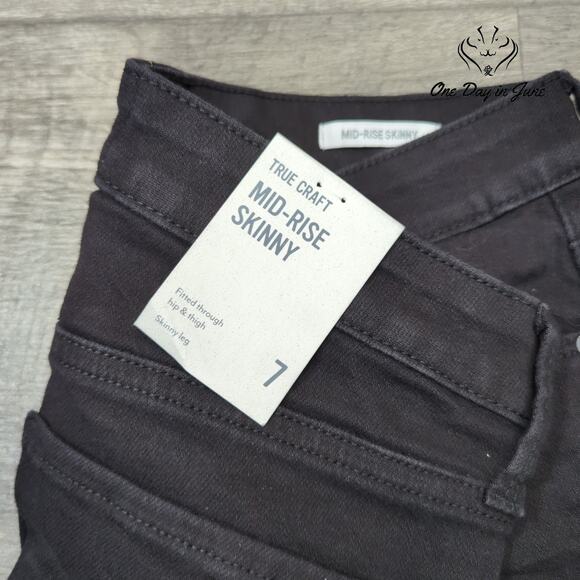 True Craft Juniors Mid-Rise Skinny Jeans Size 7 - Picture 2 of 6